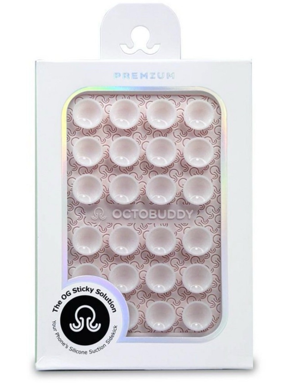 Octobuddy Silicone Suction Cup Phone
Case Mount Textured
Chalk Pink
New in Box